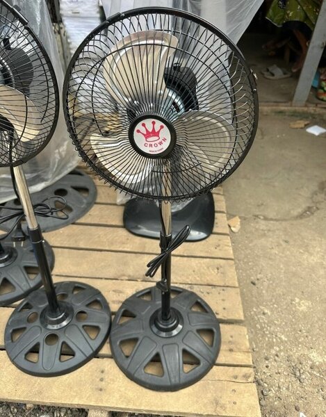 Ventilateur sur pied Crown noir