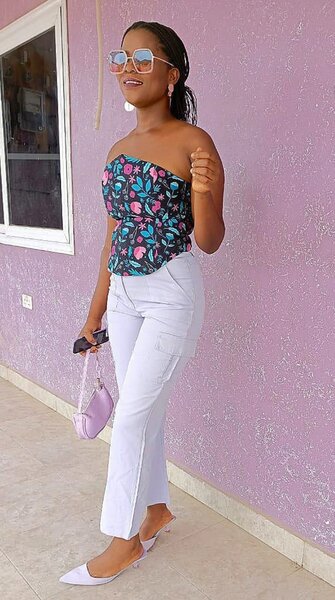 African Print Corset Top For Women