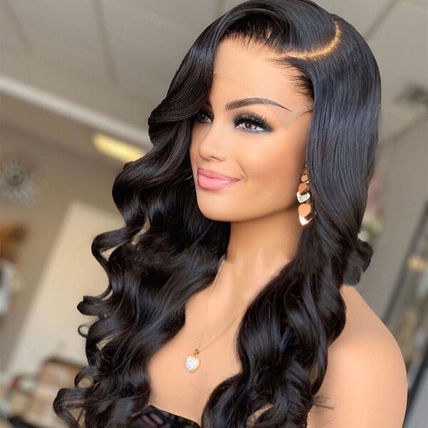 Soft body wave wig
