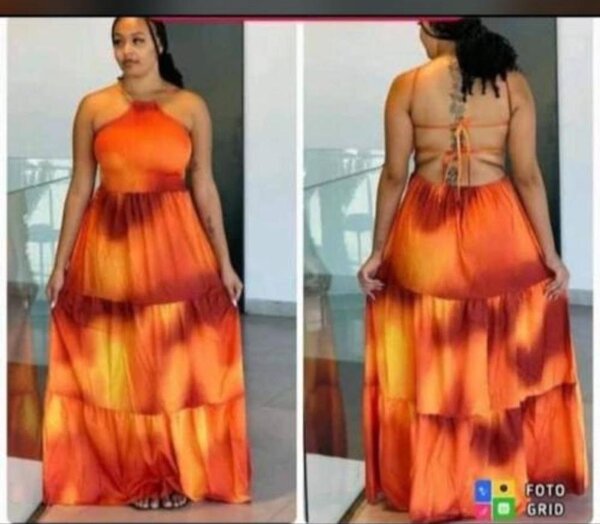 Robe longue dos-nu bohème