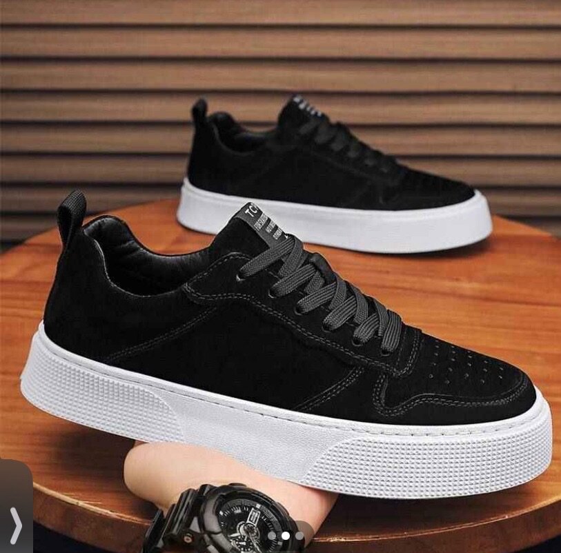 Baskets en cuir tendance unisexe