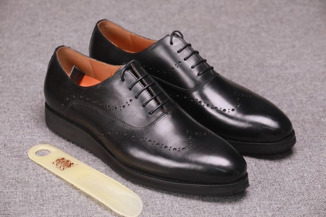 Chaussures Derby en cuir élégantes