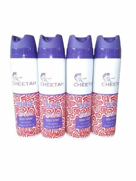Cheetah Body Spray Unique