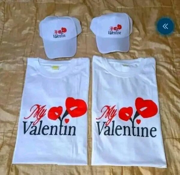 Ensemble T-shirt et Casquette Saint-Valentin
