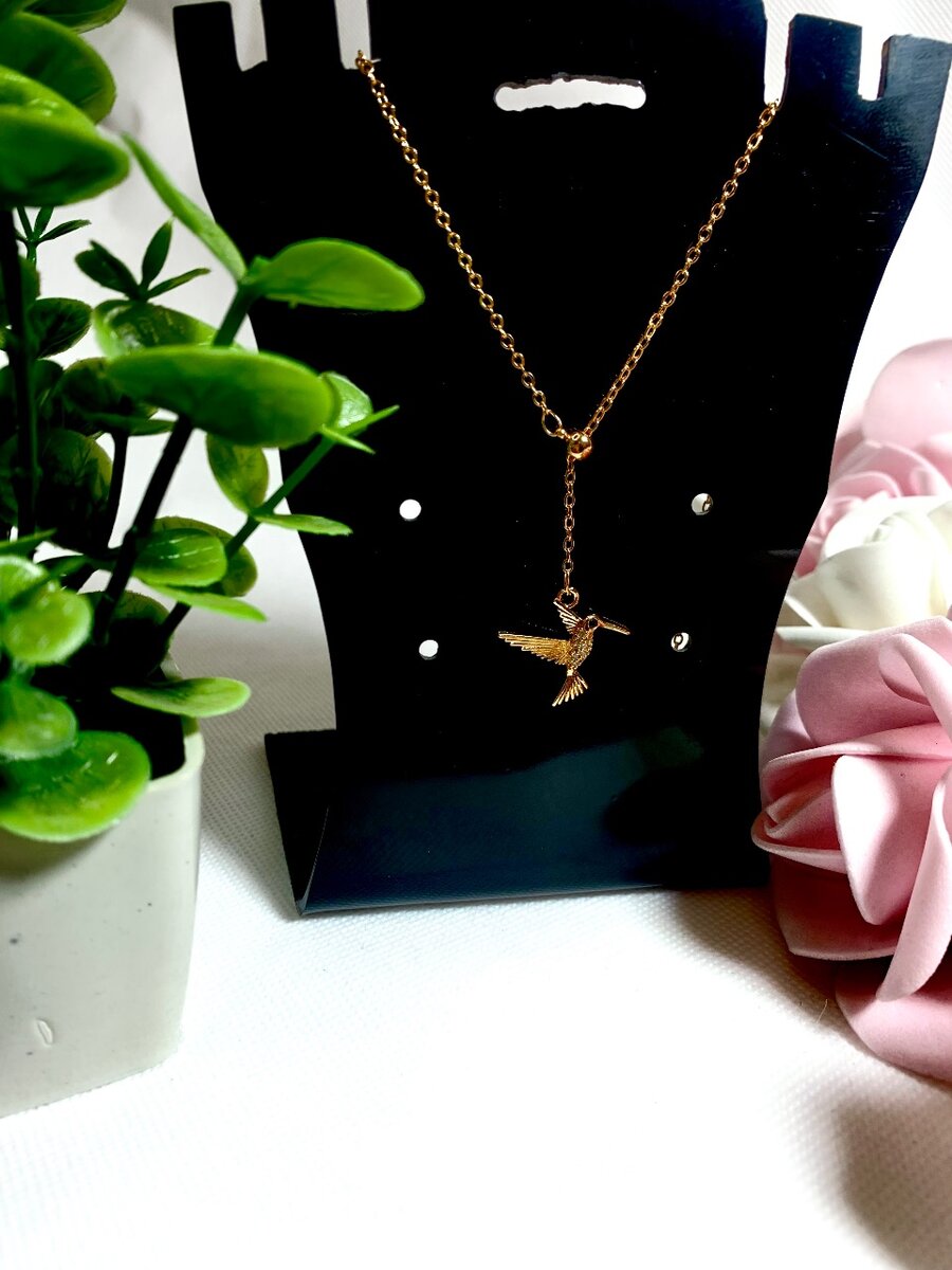 Elegant Golden Dove Pendant