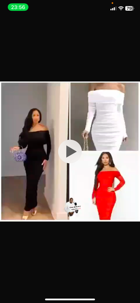 Robe moulante épaules dénudées