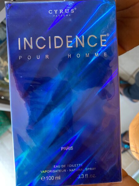 Incidence pour Homme