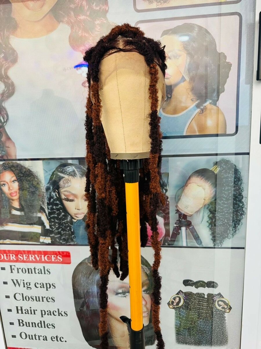 Dread locs Wig Cap