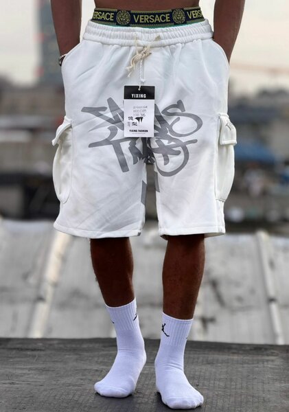 Shorts streetwear homme graffiti