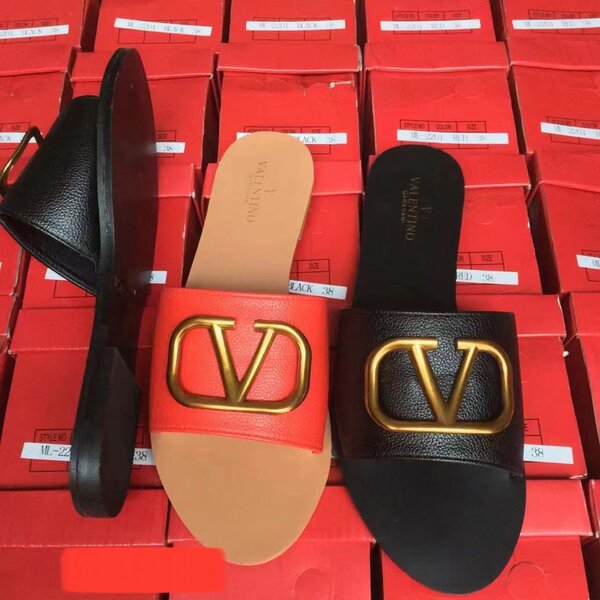 Valentino branded slides