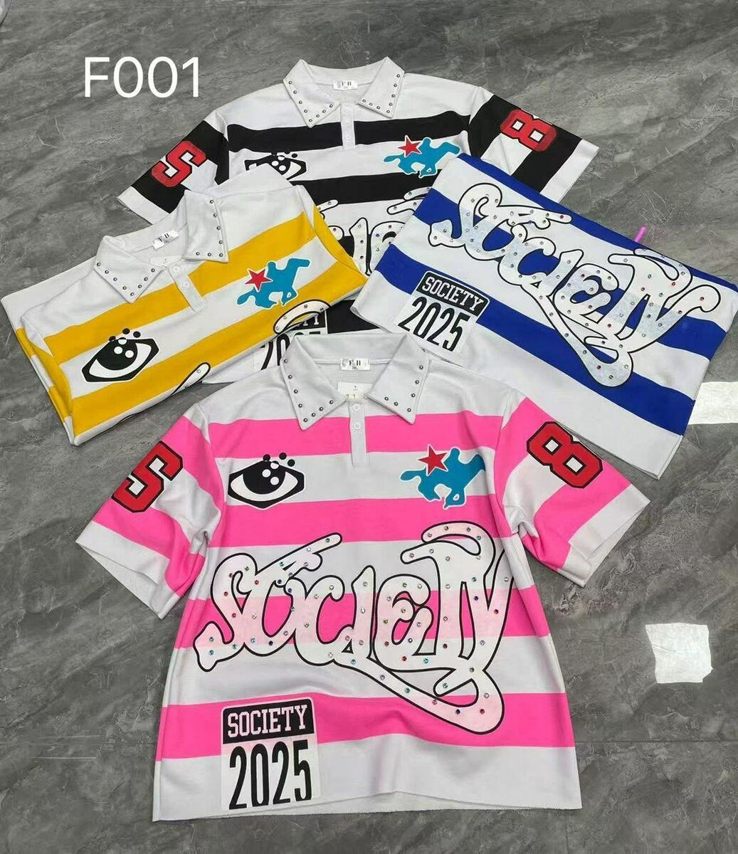 T-Shirts Rayées Créatives Homme