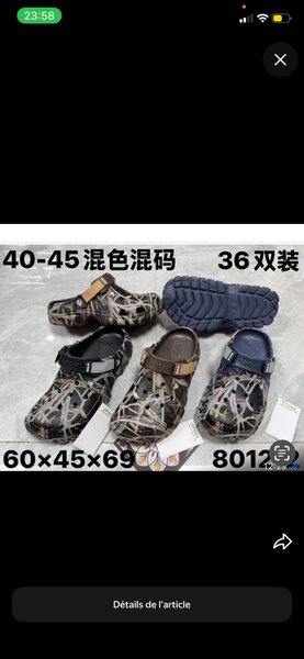 Sabots Camo Imperméables