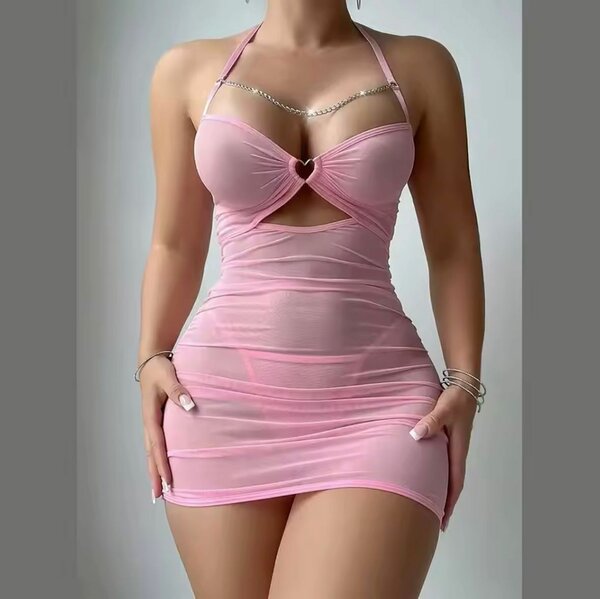 Robe Été Femme Sexy Découpée