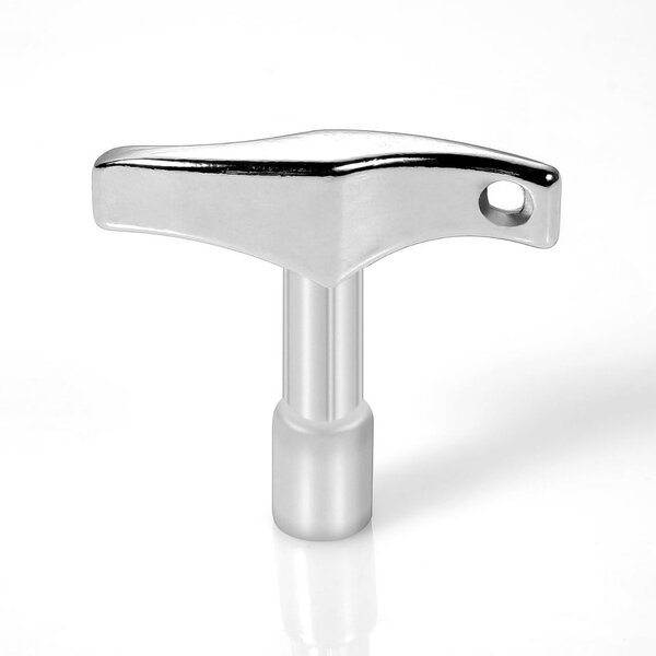 Clé de batterie chromée