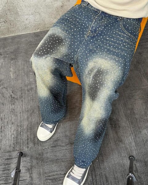 Jean décontracté imprimé