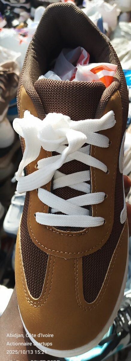 Chaussures de sport marron casual