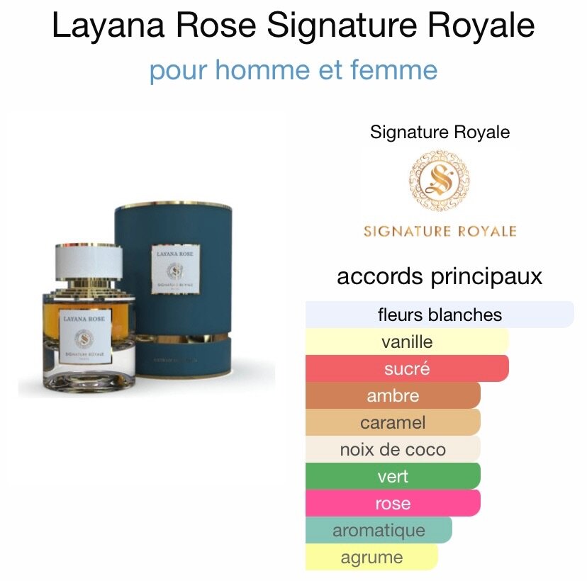 Parfum Layana Rose Unisexe
