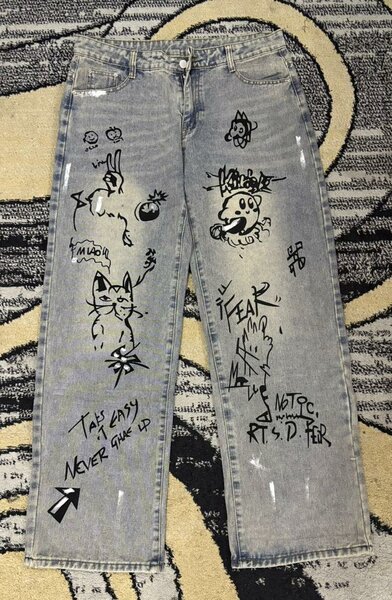 Jean cargo décontracté homme