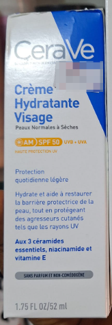 CeraVe Crème visage jour Spf 50 :