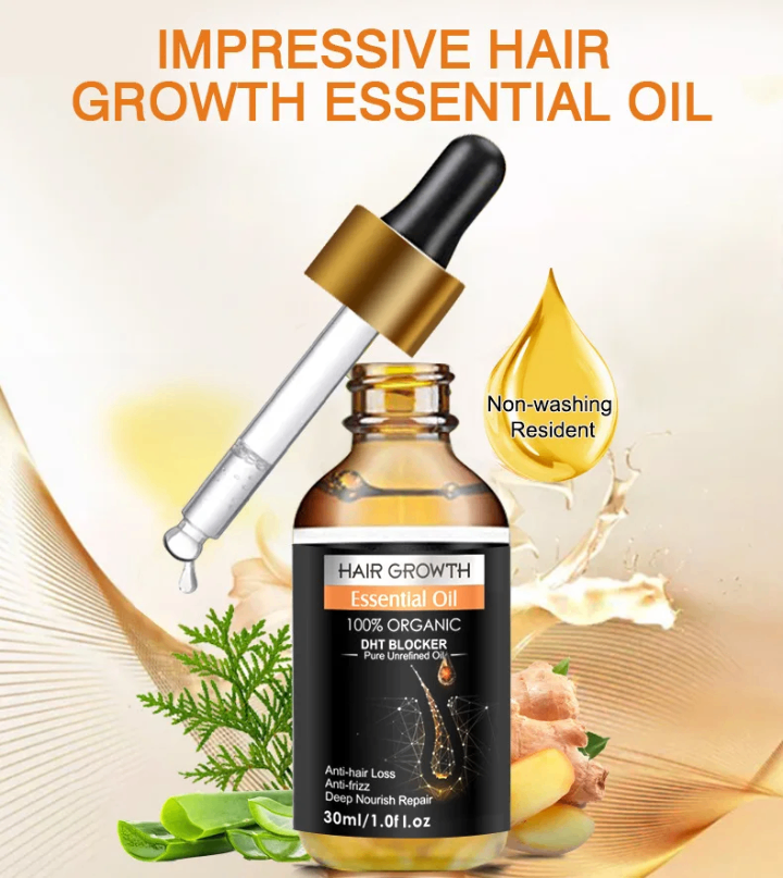 Huile Essentielle Croissance Cheveux