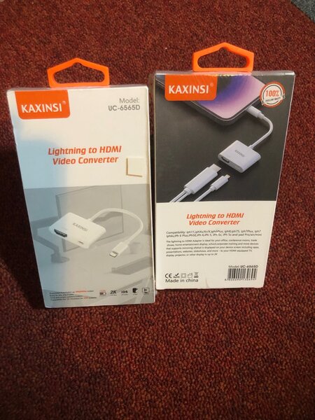 Lightning to HDMI video converter