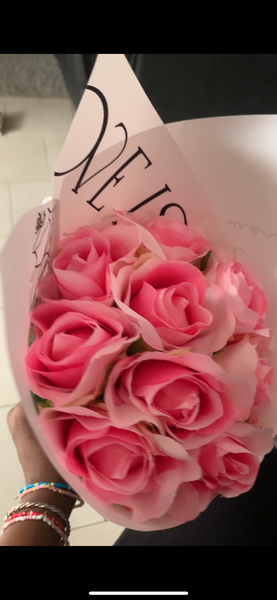 Bouquet de roses roses