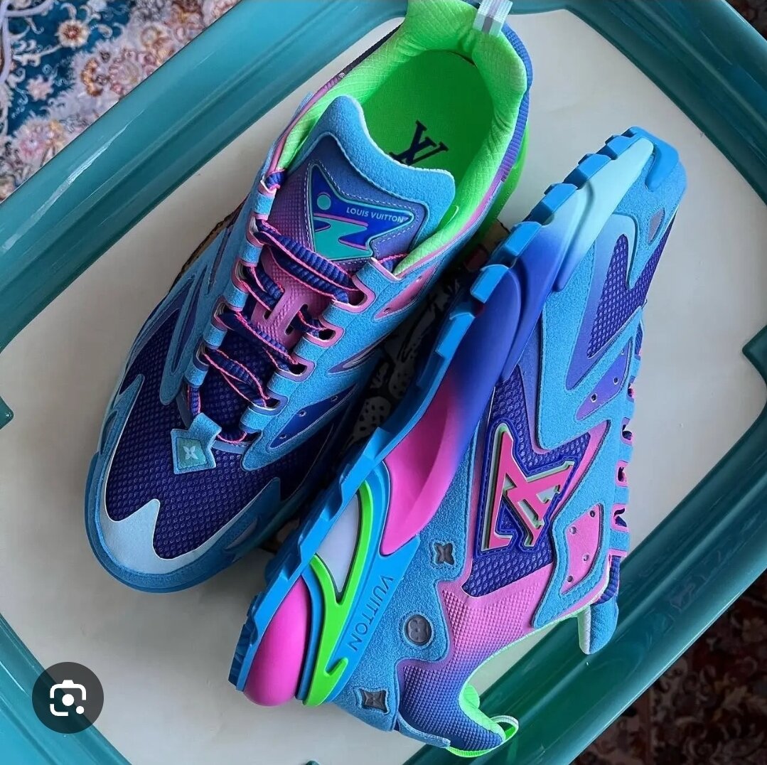 Sneakers colorés Louis Vuitton