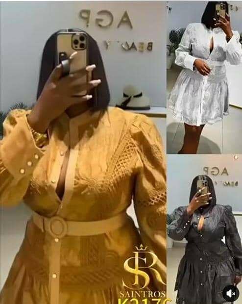 Robe sans manches élégante