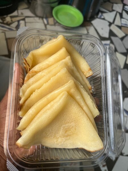 10 Crêpes nature simple