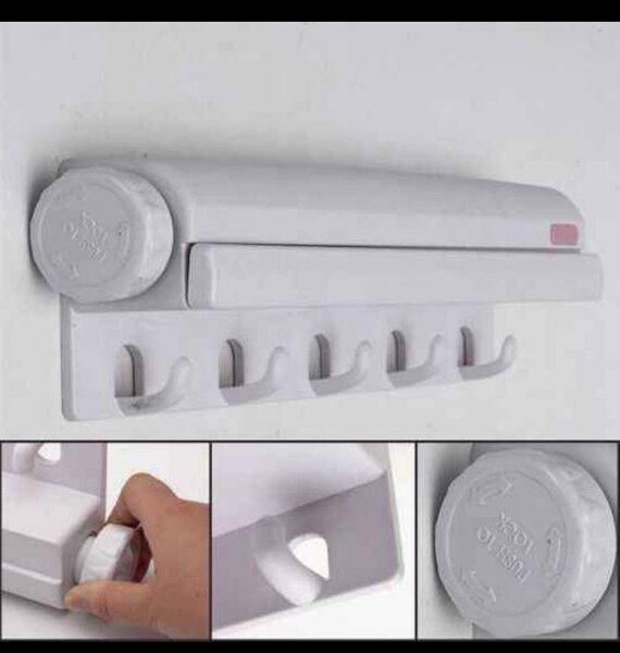 Corde à linge rétractable