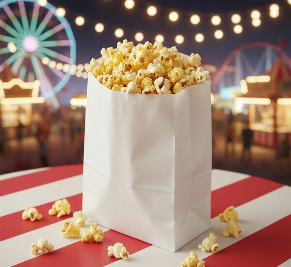 Emballage popcorn en kraft b..