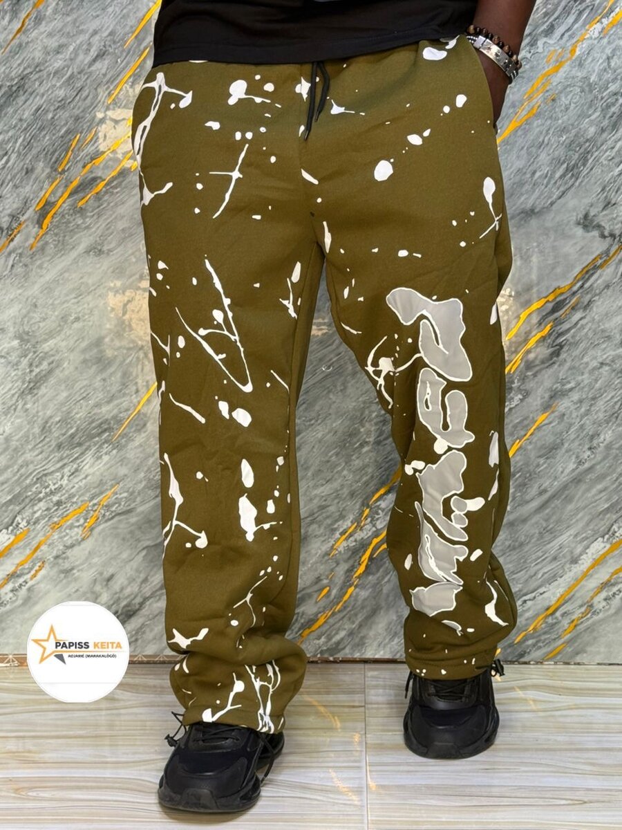 Pantalons Jogging Design Urbain