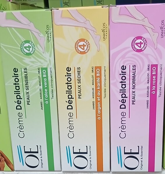 Crème dépilatoire bio efficace