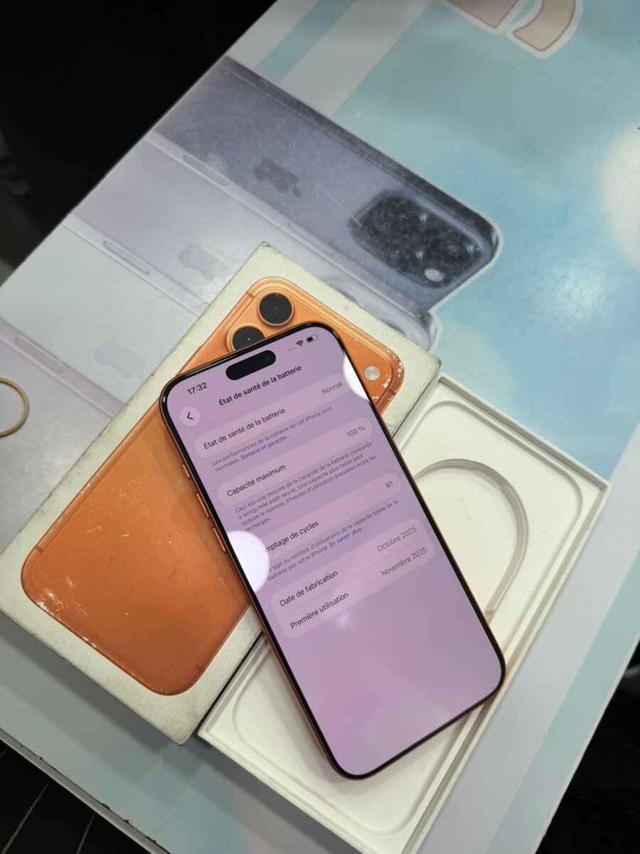 17 pro max  256g propre