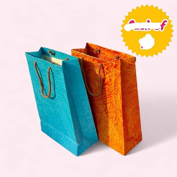 Coloured paper bags