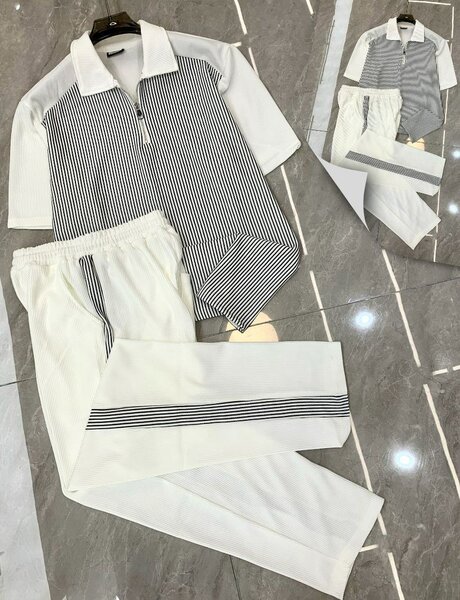 Ensemble de survêtement rayé