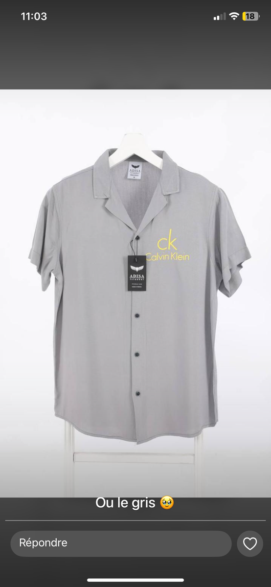 Chemise homme Calvin Klein