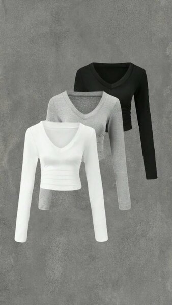 Top manches longues ajusté