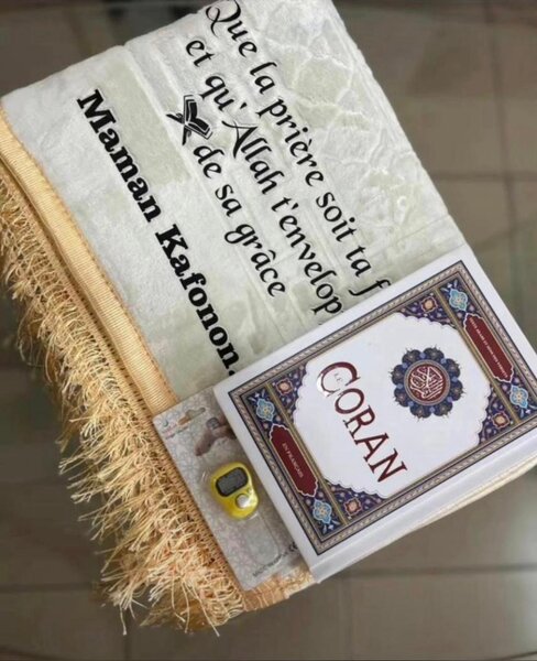 Tapis de prière personnalisé avec prénom
