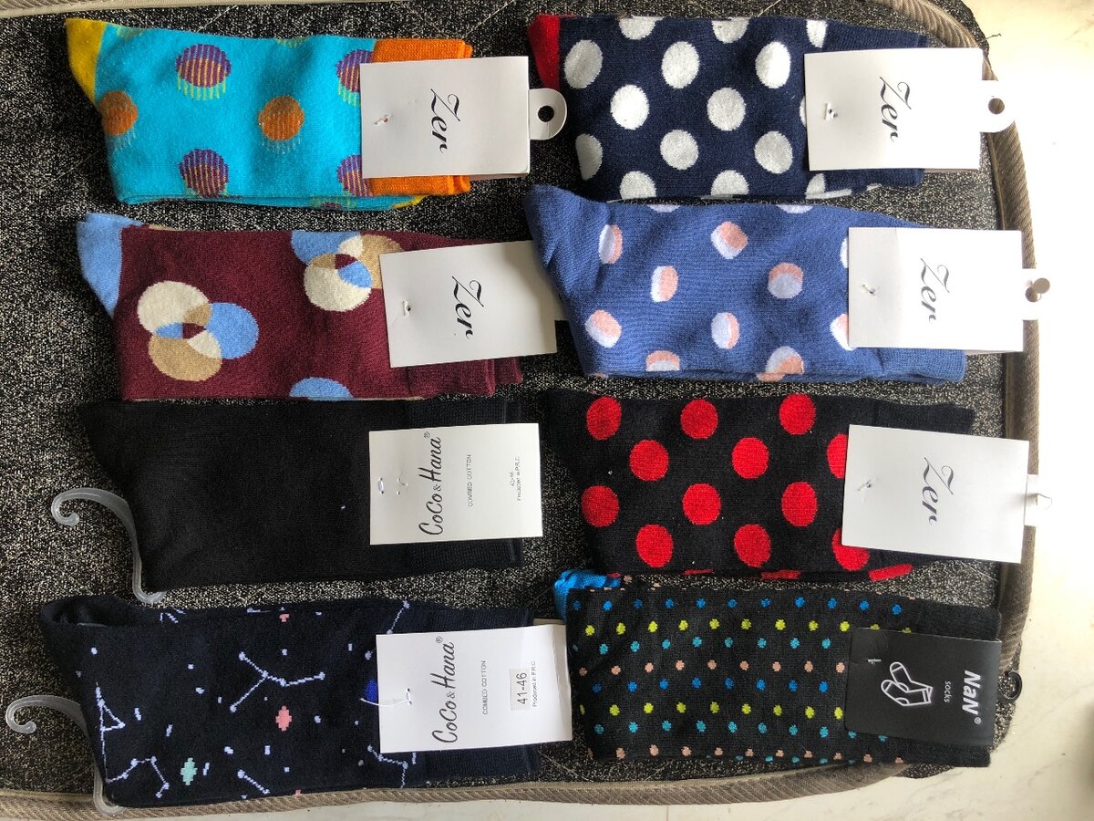 Happy socks and ties