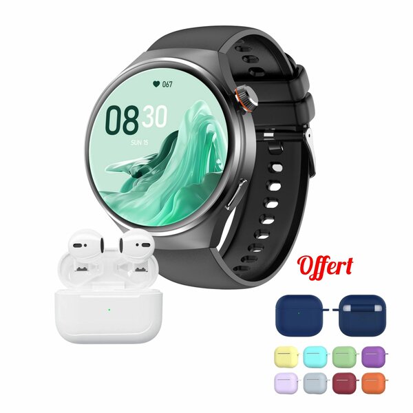 Montre connectée avec écouteurs