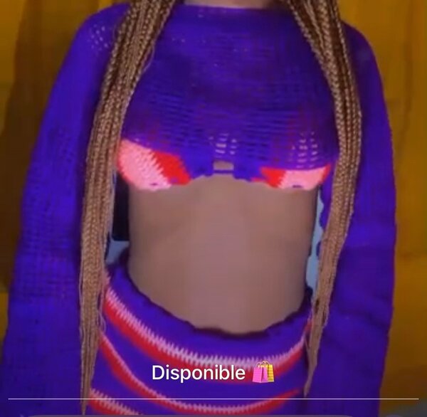 Ensemble crochet coloré