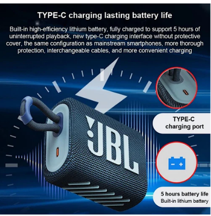 Enceinte JBL Sans Fil Portable étanche GO 3