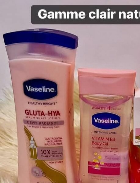Vaseline rose+huile