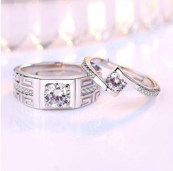 Bague Couple en Argent