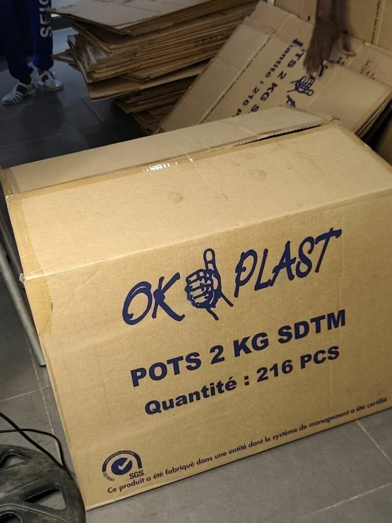 Cartons d'emballage robustes