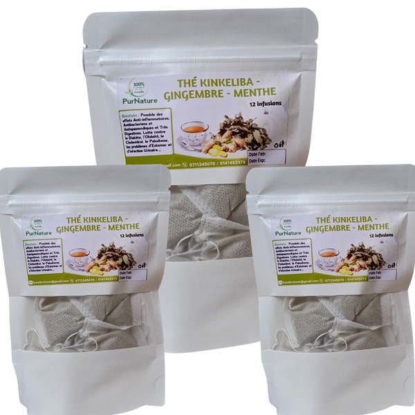 THÉ KINKELIBA - GINGEMBRE - MENTHE