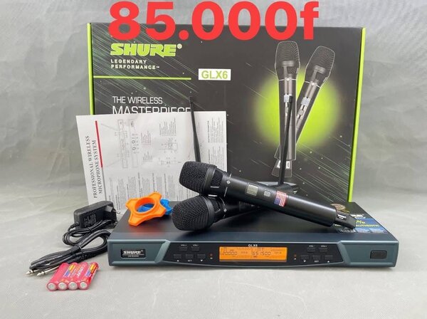 Microphones sans fil Shure GLX6