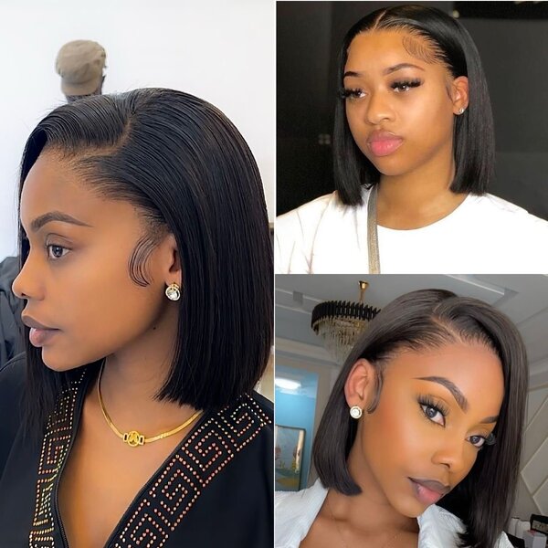 Perruque naturelle courte