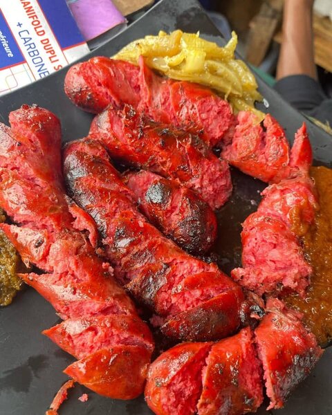 Saucisses grillées braisé